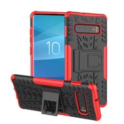 Iskunkestävä Suojakuori Samsung Galaxy S10 (SM-G973F)  - punainen