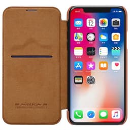 Nillkin Qin Flipdeksel Apple iPhone XS Max (6.5")  - brun