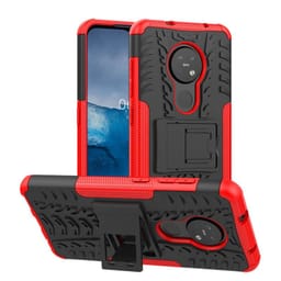 Iskunkestävä Suojakuori Nokia 6.2 (TA-1198)  - punainen