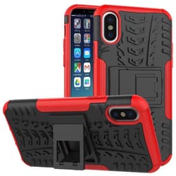 Iskunkestävä Suojakuori Apple iPhone XS Max (6.5 ")  - punainen