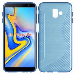 S Line silikondeksel Samsung Galaxy J6 Plus (SM-J610F)  - Blå