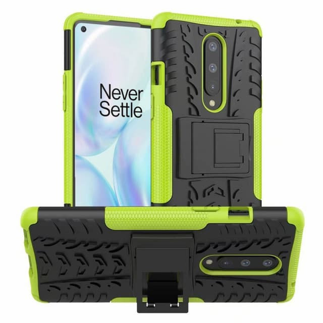 Stöttåligt skal med ställ OnePlus 8 (IN2010)  - Grön