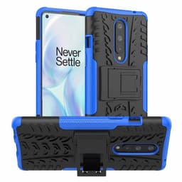 Støtsikkert deksel med stativ OnePlus 8 (IN2010)  - Blå