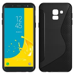 S Line silikondeksel Samsung Galaxy J6 2018 (SM-J600F)  - Svart