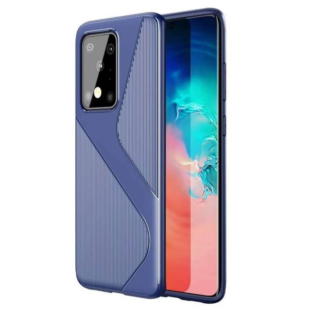 S-Case silikon skal Samsung Galaxy S20 Ultra (SM-G988F)  - Blå