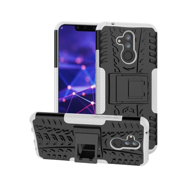 Stødfast Cover med stativ Huawei Mate 20 Lite (SNE-LX1)  - hvid