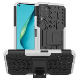 Slagbestandigt cover med stativ Huawei P40 Lite (JNY-L21A)  - hvid