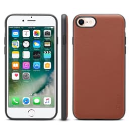Denior ekte lærsdeksel Apple iPhone 7/8 (4.7")  - brun