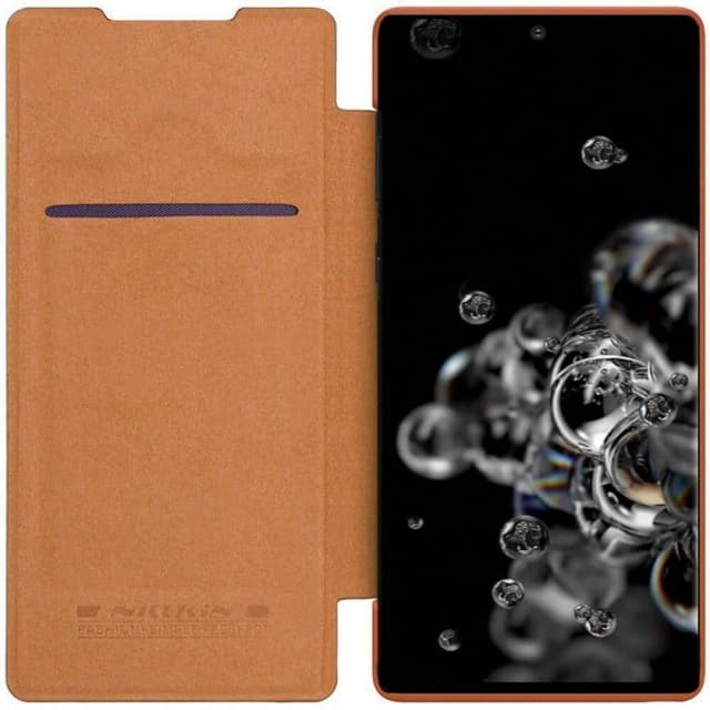 Nillkin Qin Flipdeksel Samsung Galaxy S20 Ultra (SM-G988F)  - brun