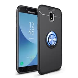 Slim Ring cover Samsung Galaxy J7 2017 (SM-J730F)  - Sort / Blå