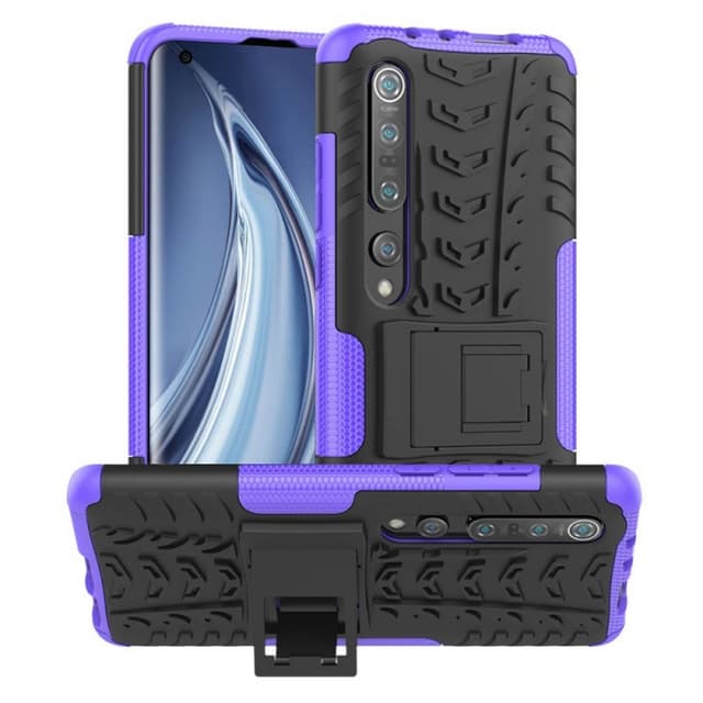 Stødbestandigt cover med stativ Xiaomi Mi 10  - lilla