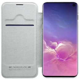 Nillkin Qin FlipCover Samsung Galaxy S10 (SM-G973F)  - valkoinen