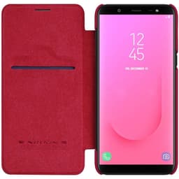 Nillkin Qin FlipCover Samsung Galaxy J8 2018 (SM-J800F)  - punainen