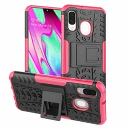 Støtsikkert deksel med stativ Samsung Galaxy A40 (SM-A405F)  - Rosa