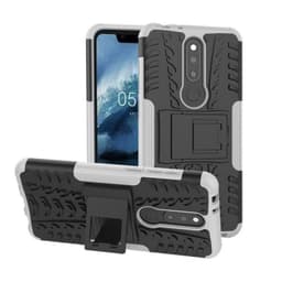 Iskunkestävä Suojakuori Nokia 5.1 Plus (TA-1109)  - valkoinen