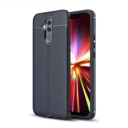 Lærmønstret silikondeksel Huawei Mate 20 Lite (SNE-LX1)  - Blå