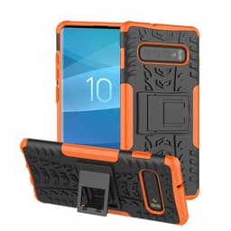 Iskunkestävä Suojakuori Samsung Galaxy S10 (SM-G973F)  - oranssi