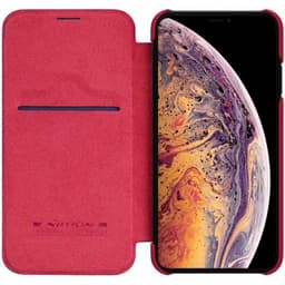 Nillkin Qin Flipdeksel Apple iPhone XS Max - Rød