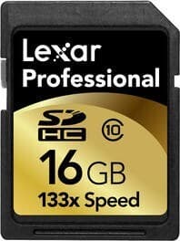 Lexar SDHC Minneskort 16 GB Professional