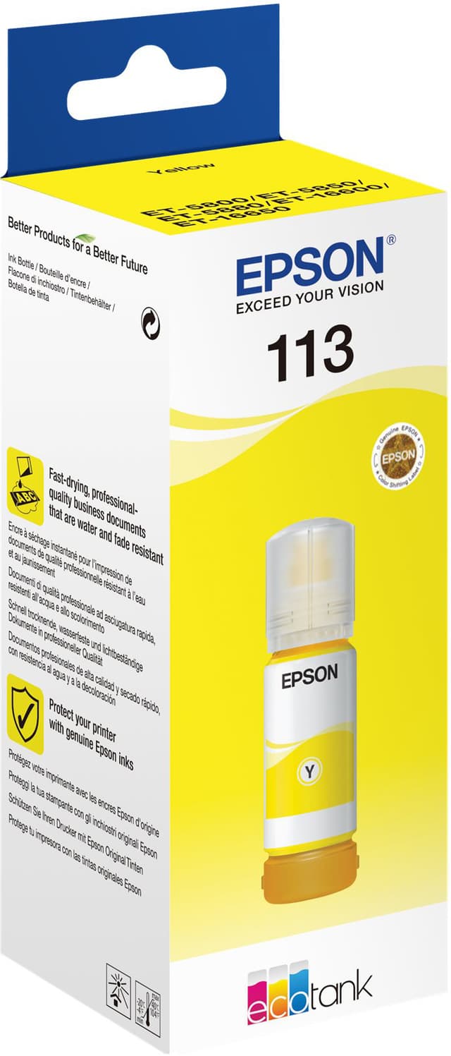 Epson EcoTank 113 gul blekkpatron