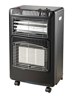 Gassvarmeovn - sammenleggbar, 4,2 kW + elektrisk varmevifte