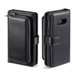 Lompakkokotelo kolikkolokerolla Samsung Galaxy S10 E, Musta