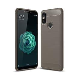 Stöttåligt Armor Carbon TPU-skal Xiaomi Mi A2 - Grå