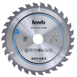 Rundsavsklinge, TCT, medium, Ø160/Ø30 mm, 30 tænder