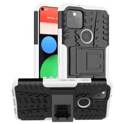 Støtsikker deksel med stativ Google Pixel 5  - Hvit
