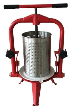 Fruktpresse - rustfri - 14 liter.
