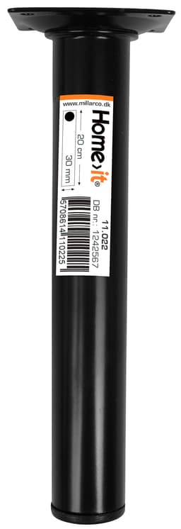 Bordbein 20 cm - dia. 30 mm - svart