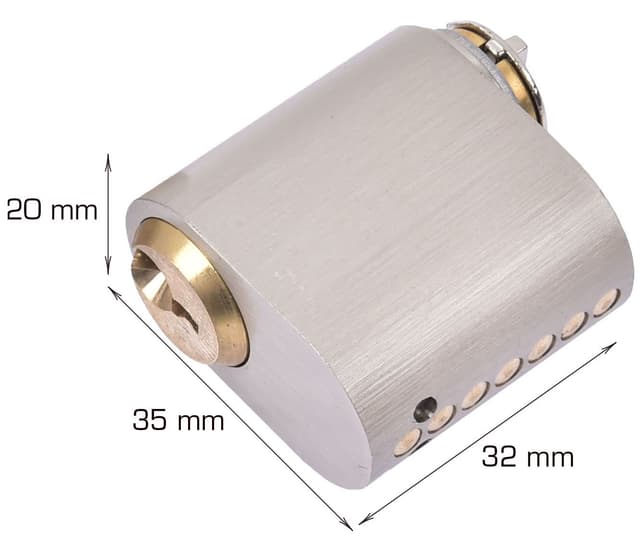 Cylinder Oval - 1 stk