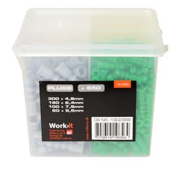 Plugs-sortiment - 650 assorterede