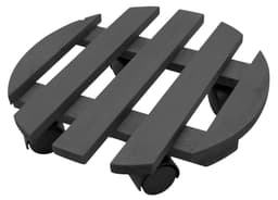 Rullevogn - svart tre