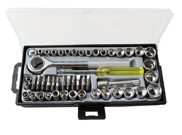 Hylsnyckelsats 1/4" och 3/8" - 50 delar