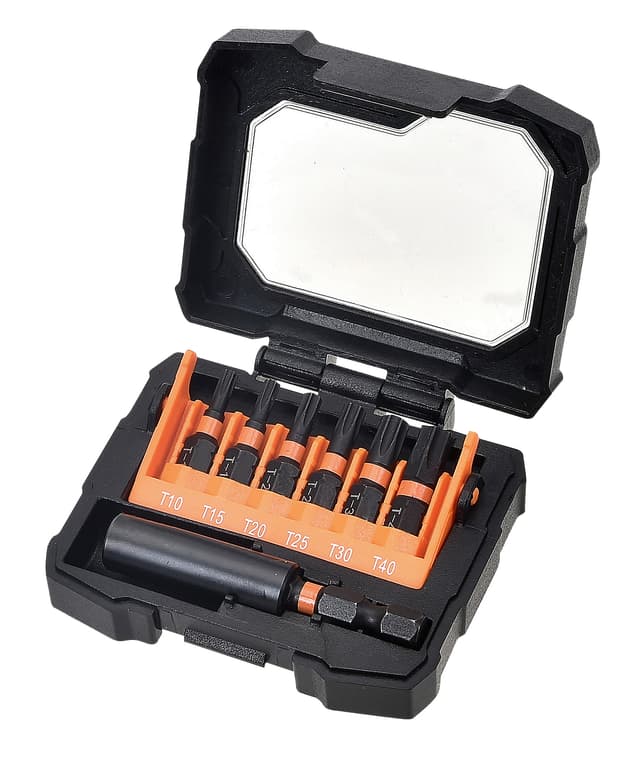 Slagbitsats Torx-huvud - 7 delar