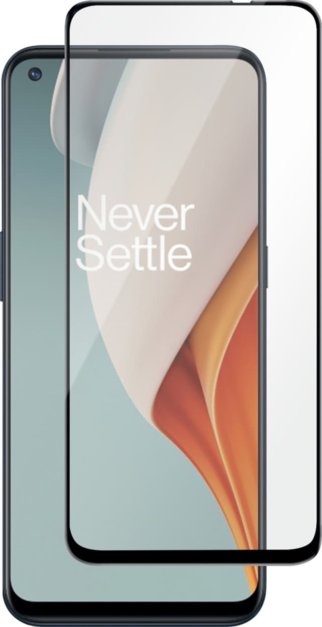Panzer Full-Fit OnePlus Nord N100 skjermbeskytter (sort)