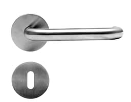 Dörrhandtag 16 mm U-rostfritt