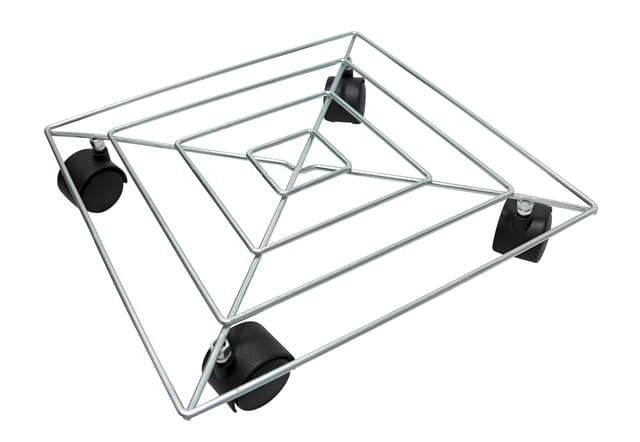 Blomvagn i metall, 30×30 cm