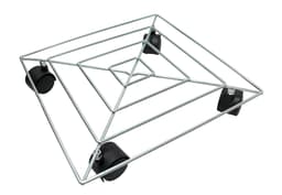 Plantevogn i metall, 30×30 cm