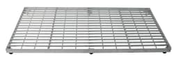 Trapperist firkantet 40x80 cm - galvanisert