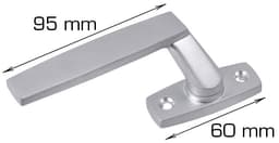 Altandörrhandtag - vänster