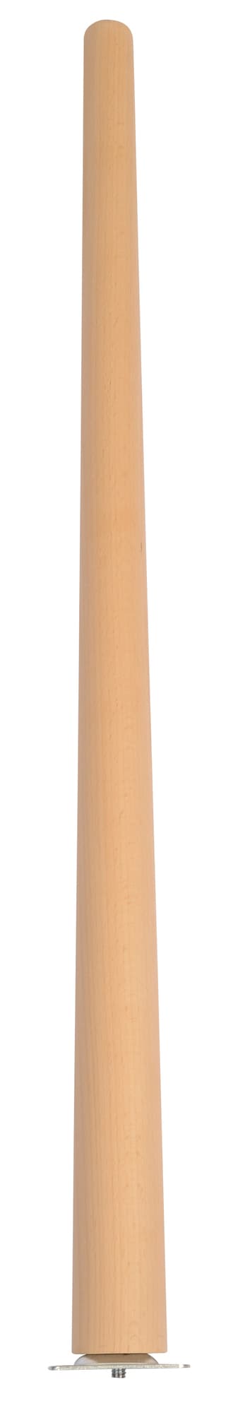 Bordsben i bokträ - trapez 70 cm (rakt)