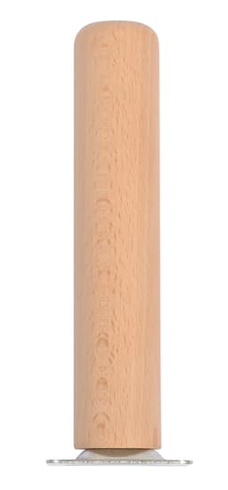 Bordsben i bokträ - cylinder 20 cm