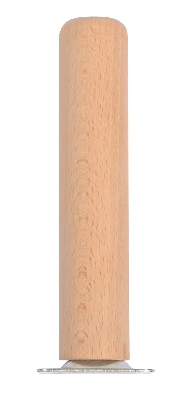 Bordsben i bokträ - cylinder 20 cm