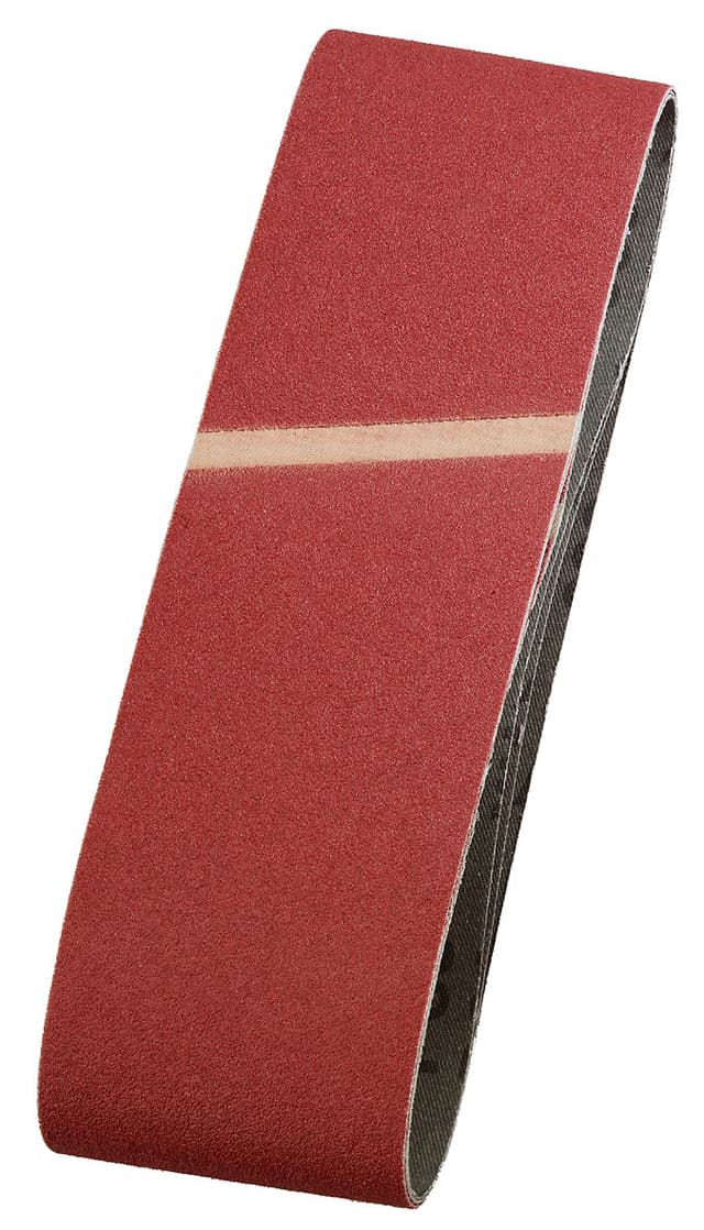 Slipebånd til båndsliper, 75×533 mm, korn 40, 3 stk., på SB-kort