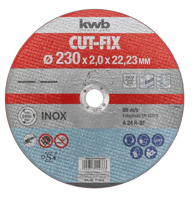 Kappeskive, Cut-Fix, Ø230×2,0 mm