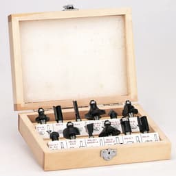 Overfræserjernsæt 12 stk. - FS 12