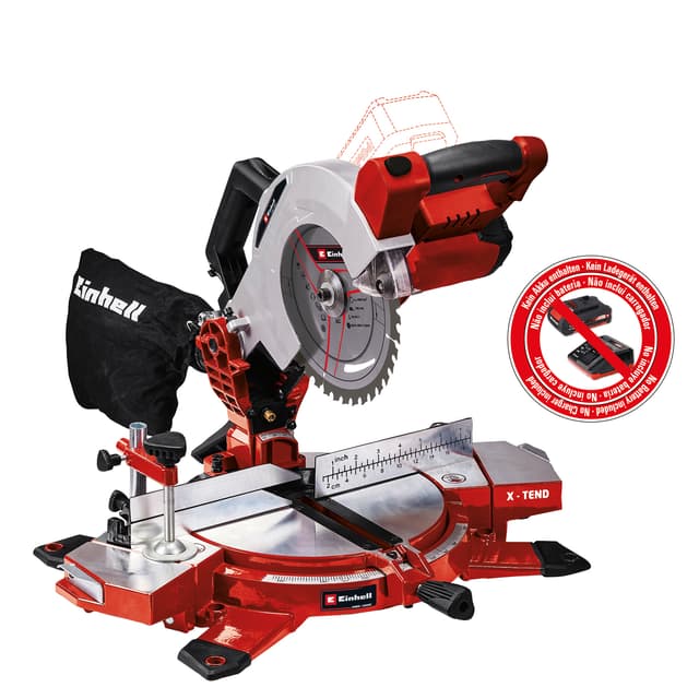 Akku-kap-/geringssav Ø210 mm 18 V Li-ion Solo - TE-MS 18/210