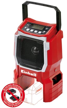 FM-/AM-radio med AUX-ingång, 18 V Li-jon Solo - TE-CR 18